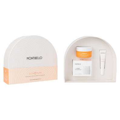 Pack Tratamiento Iluminador Vita C Pure Montibello_Skin Crema