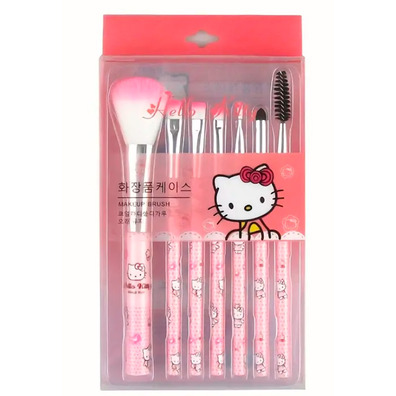 Set de pinceles de maquillaje Hello Kitty