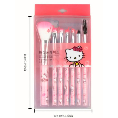 Set de pinceles de maquillaje Hello Kitty